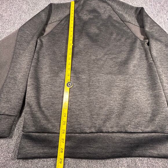 NFL Pittsburgh‎ Steelers Mock Neck Full Zip Jacket Charcoal Gray Men Size Medium - Picture 6 of 9